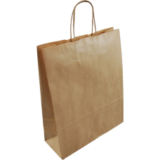 Draagtas bruin 32/12x41cm 100st Tpk270252